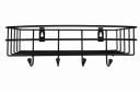 Adhesive Wall-Mounted Bathroom Shelves – Rustproof Metal Racks with Hooks for Toiletries & Accessories...
