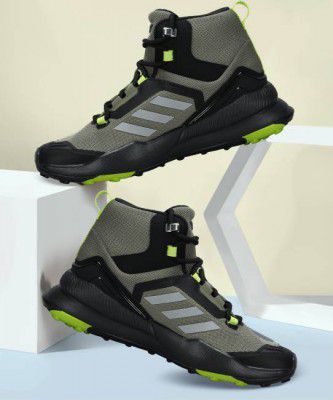 ADIDAS  IRON TREK Hiking & Trekking Shoes (Green, 8)