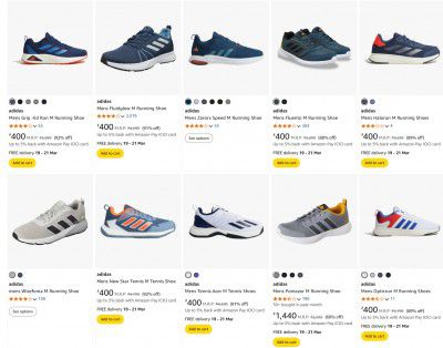 BIG LOOT: Upto 80% OFF ON Adidas Shoes | Starting From Rs.899