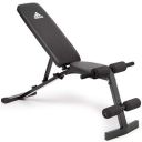 Adidas Steel Essential Utility Bench (Black, Upright, 150 kg max. Load)...