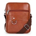 ADISA Faux Leather Unisex Sling Cross Body Travel Office Messenger Bag (MS9011)...