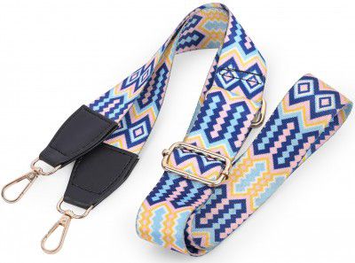 ADISA Printed Replacement Straps for Sling Shoulder Crossbody Bag Adjustable Belt (SL8170-YEL)