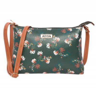 ADISA women girls floral printed cross body clutch sling bag