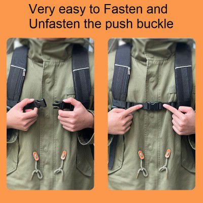 Adjustable Chest Belt for Backpacks Pack of 2 (1.5")