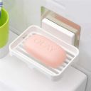 Adl Passion Plastic Wall Mounted Self-Adhesive Waterproof Soap Holder/Soap Stand for Bathroom/Soap Holder for Wall, (White)...