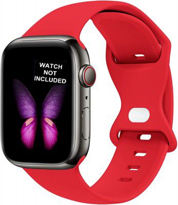 Adlynlife Watch Strap Compatible with Apple Watch Straps 38mm 40mm 41mm, Soft Silicone Sports Wristband for iWatch Series 7/6/5/4/3/2/1/SE (Watch Not Included) (38/40/41mm)