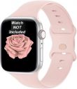 Adlynlife Watch Strap Compatible with Apple Watch Straps 38mm 40mm 41mm, Soft Silicone Sports Wristband for iWatch Series 7/6/5/4/3/2/1/SE (Watch Not Included) (38/40/41mm)...
