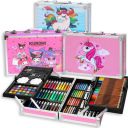 Adoere Deluxe Art Kit Supplies Portable Great Gift Set 145Pcs Unicorn Gift for Painting...