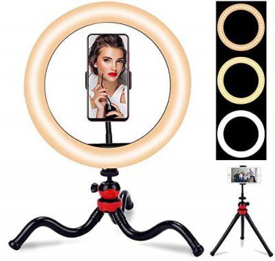 Adofys Professional 10 inch LED Ring Light with Tripod Stand for Mobile Phones  