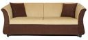 Adorn India Acura 3 Seater Sofa (Brown & Beige)...