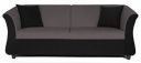 Adorn India Acura 3 Seater Sofa (Grey & Black)...