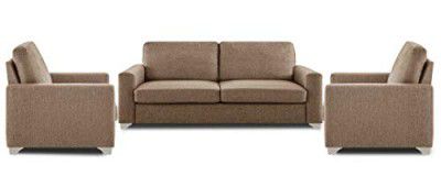 Adorn India Straight line 3+1+1 Seater Sofa Set(Camel)