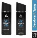 Flipkart Grocery : Adrenex Impact Deodorant Perfume Body Spray - For Men  (300 ml, Pack of 2)...