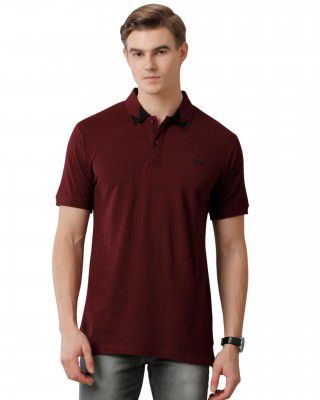 ADRO Men's Polo Collar All Over Printed Half Sleeve T-Shirt