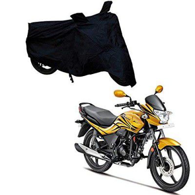 AdroitZ Black Polyester two wheeler cover_3071