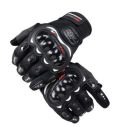 AdroitZ Black Probiker Motorcycle Bike Gloves Full for Men...