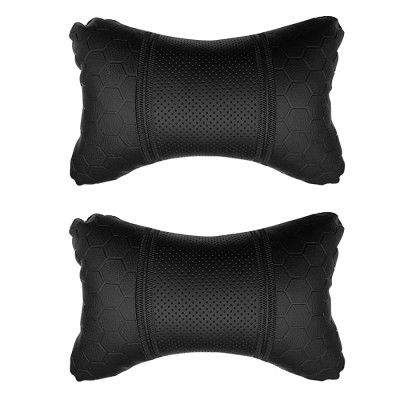 Adroitz Neck Cushion (Black, Pack of 2) (CSHNFBLBLK01)
