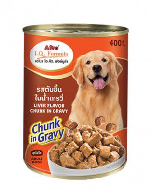 Adult Wet Dog Food Can Liver Chunk in Gravy Flavor 400g