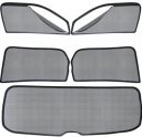 Adwait Car Zipper with Dicky Side & Rear Windows Magnetic Car Curtain Sunshades for Hyundai Verna Old (2005-2011)...