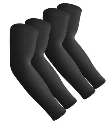 aegend 2 Pairs Arm Warmer Sleeves UV Protection UPF 50 Sun Sleeves for Men Women Youth