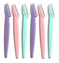 Aegon Face Razor Women Facial Hair | Eyebrow Painless Removal for Women | Face Shaver for Women Facial Hair or Ladies Bikini Area (6 Pack), Gold...