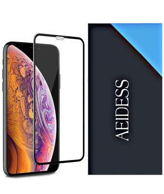 Aeidess Edge to Edge 11D Tempered Glass Screen Protector for iPhone XR/11 Black