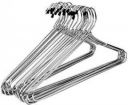 AENON FASHION Stainless Steel Ultra & Durable Cloth Hanger Steel Saree Pack of 12 Hangers For Saree  (Silver)...