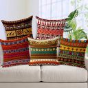 AEROHAVEN Set of 5 Decorative Hand Made Jute Throw/Pillow Cushion Covers - (16 X 16 INCHES)(Multi)...