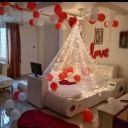 AeroStark Bigballoons A Night to Remember Deluxe Romantic Cabbana Balloon Decoration Set for Birthdays, Anniversaries, and Valentines Day for Couples...