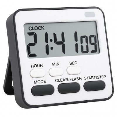 AERYS Digital Kitchen Timer & Stopwatch, Large Digit Countdown