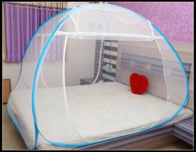 Aetrius Polyester Adults Washable Mosquito Net, (Suitable for 6ft x 6ft to 6.9ft x 6.9ft) - White 011441