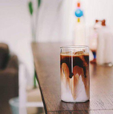Afast Multipurpose Food Grade Designer Transparent Water Glass, Set of 2, Capacity 250 ML