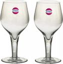 Afast Multipurpose Food Grade Designer Transparent, Wine Glass Set of 2, Capacity 200 ML,Clear, Home, Kitchen, Bar, Office, Water, Milk, Cold Drinks & Other Bavrage...