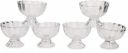 Afast Serving Glass Bowl, Set of 6 With Self Dn04, Clear, 200 Ml