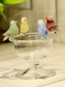 Afast White & Blue Glass Showpiece...