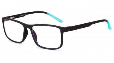 Aferlite® Unisex Zero Power Computer glasses CR 39 Lens Blue Block TR90 Frame | Medium