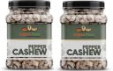 Afgani Farm Premium Pepper cashew 500 x 2 gm Nuts and Dry Fruits Cashews  (2 x 500 g)...
