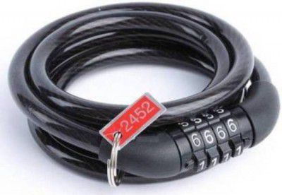Afpin Multipurpose (Non-Resettable,Fixed) Number Lock for Bike, Cycle, Helmet, Luggage Cycle Lock