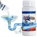 AG E-Com 250GM Drainage Block Remover Sink Cleaner Drain Powder Hair Remove from PVC Pipe use in Home Cleaner Toilet Cleaning Pipe Cleaner and Bathroom wash...
