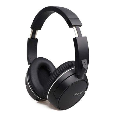 AGARO Aspire Over-Ear Bluetooth Headphones with Mic (Black)