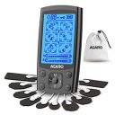 AGARO Dual Channel TENS Massager TM2421 24 Modes, 20 Intensity Levels, Rechargeable, Muscle/Nerve Stimulator for Pain Relief Therapy, Physiotherapy Machine, 10 Gel Pads, Period Pain, Pulse Massager...