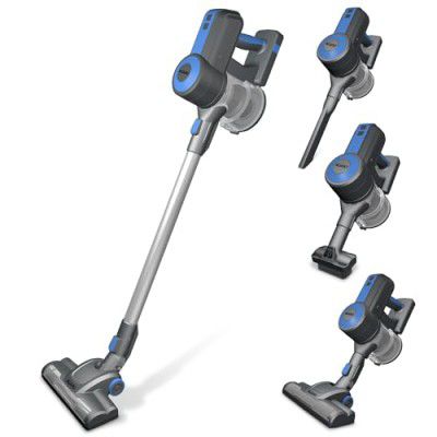AGARO Elegant Stick Vacuum Cleaner, Dry Vacuuming, 2 Suction Modes, 9 kPa Suction, Rechargeable, Motorised Brush Head
