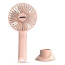 AGARO Elite Mini Fan, 4 inches, Rechargeable Lithium-Ion with 2000 mAh Battery, 3 Speed Option and Table Dock Fan...