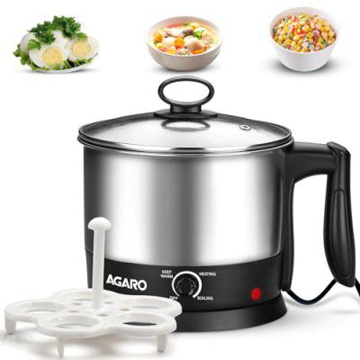 AGARO Esteem Electric Multi Kettle 1.2L, 600W