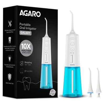 AGARO Galaxy Oral Irrigator, Portable, Cordless, Rechargeable