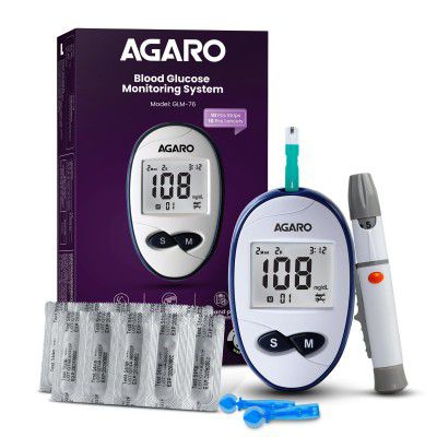 AGARO Glucometer, Blood Glucose Monitoring System 