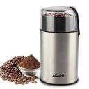 AGARO Grand Electric Coffee Grinder, Stainless Steel Blades, Grinds up to 60 Grams Dry Coffee Beans, Portable, Silver...