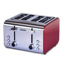 AGARO Grand Stainless Steel 4 Slice Pop-up Toaster with Dual Control of Cancel...