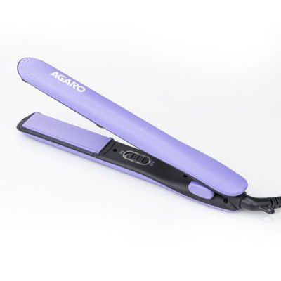AGARO Hair Straightener, Kerating Infused Ceramic Coated Plates, Fast Heating, PTC Heating, Hair Straightening,Hair Styling For Women,Blue, HS1917