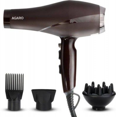 AGARO HD-1120 2000 Watts Professional Hair Dryer Hair Dryer  (2000 W, Black, Brown)